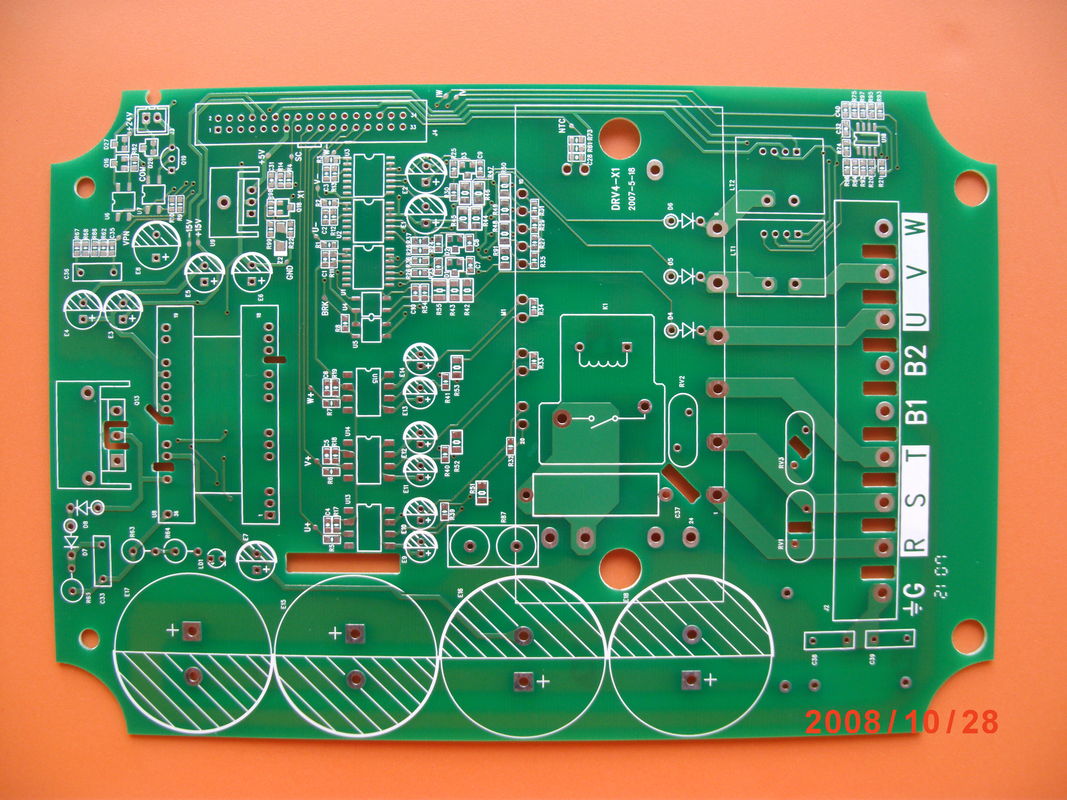 2Schichten doppelseitige PCB in grünem Löten Farbe widerstandsfähig Flammschutz