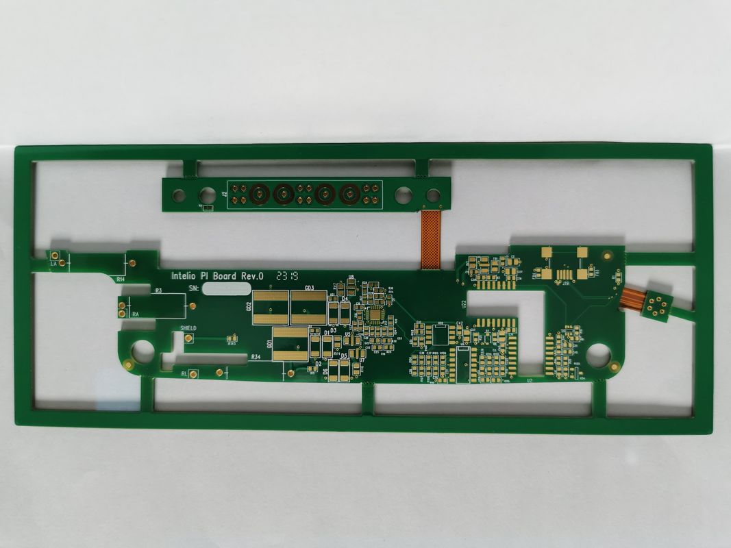 4 Schicht PCB-Board Flexibles biegbares PCB mit sanforisierter Beschichtung