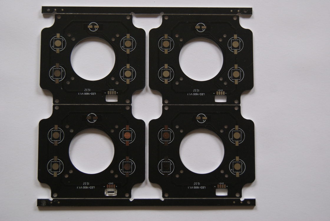 Elektronische Fertigung 1200 MM Länge Gelbe Seidenwand Polytronik-PCB für Dauerstoff und Geräte
