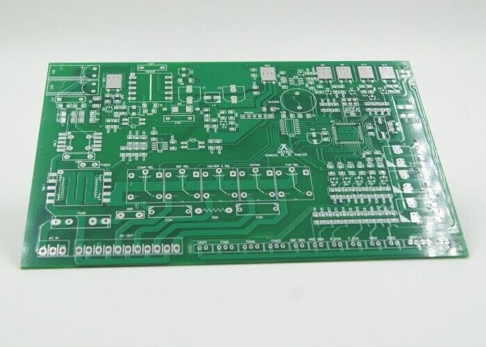 Präzise doppelseitige Leiterplatte mit Eingangsgoldoberfläche 100% E-Test Grünes Löten