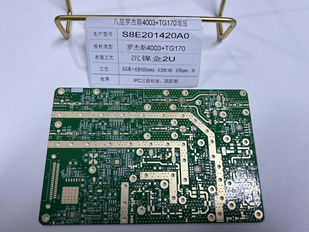 1oz Kupfer- und weißer Siebdruckfarbe Rogers-Leiterplatte für E-Autos zu einem erschwinglichen Preis