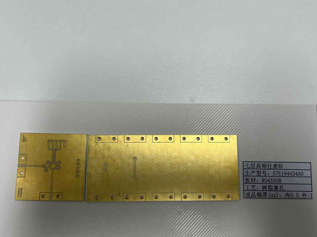7 Schichten Rogers PCB-Board mit ENIG 3U