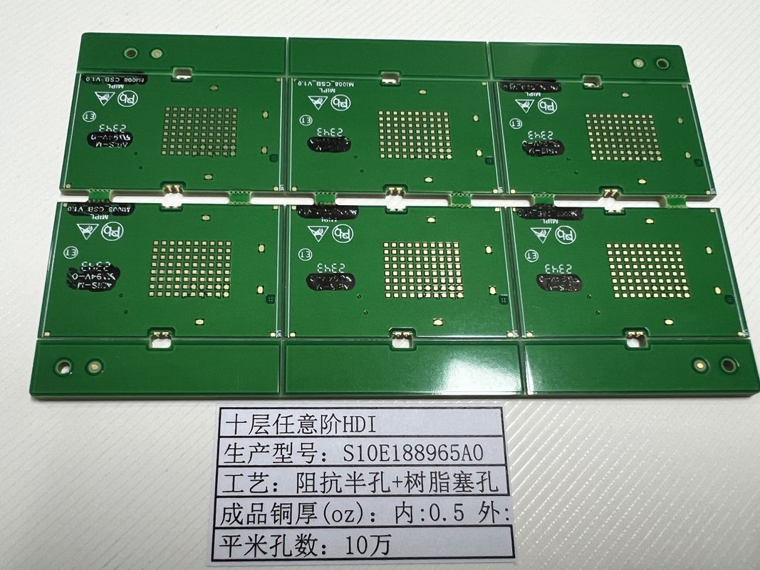 Weiß/Schwarz/Gelb Seidenbildschirm HDI-PCBs Impedanzkontrolle FR-4 3mil Min. Ringförmig