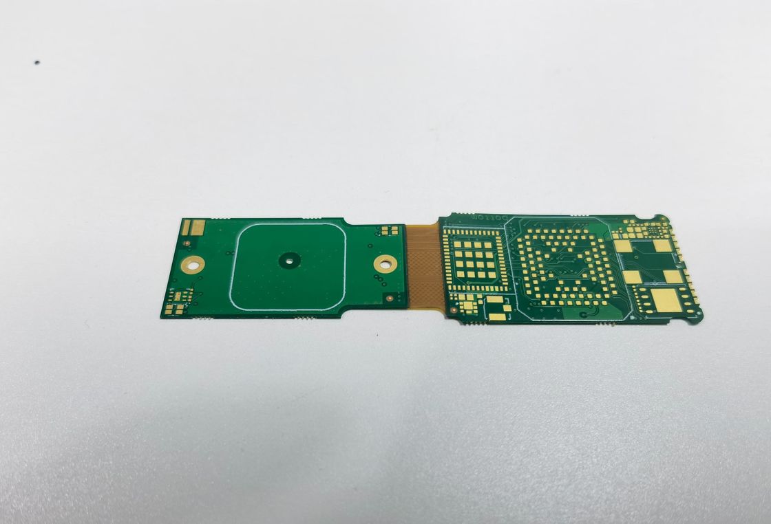 HDI-Rigid-Flex-PCB mit ENIG-Oberflächenveredelung 4 Schichten Fr4/Polyimid HDI 1+N+1