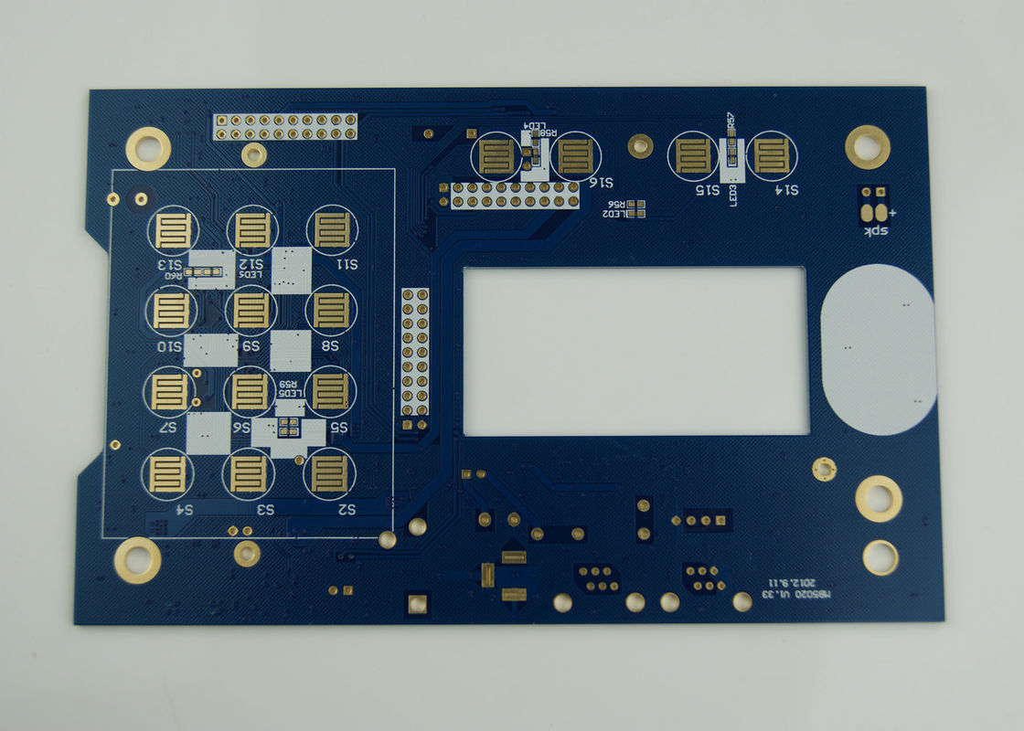 FR-4 Rohstoff Doppelschicht-PCB 1,6 mm für Temperatur- und Spannungsumgebungen