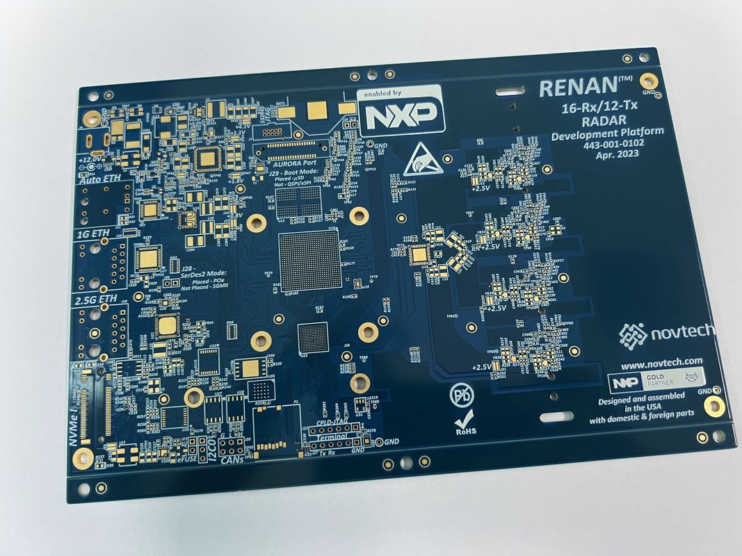 Erweiterte HDI-PCB-Platte mit blinden und vergrabenen Viasen 100% E-Testing Immersionsoberfläche