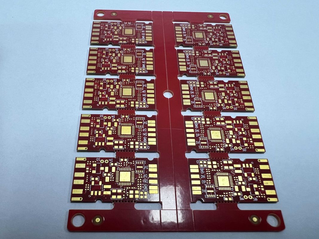 0.10 mm Mindestlochdurchmesser Mehrschicht-PCB-Board mit 20um-Kupfer in Löchern und 100% elektrischer Prüfung vor dem Versand