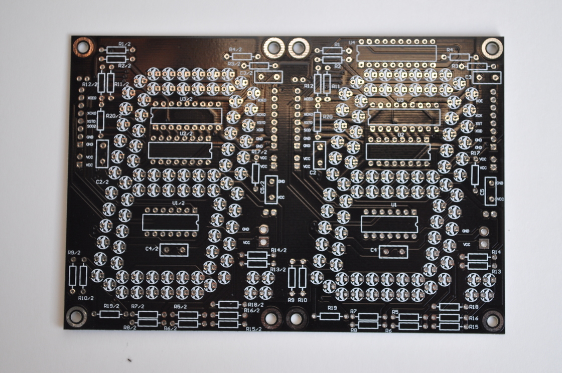 Standard Technologie Dual Layer PCB 1,6 mm Platinenstärke für überlegene Leistung